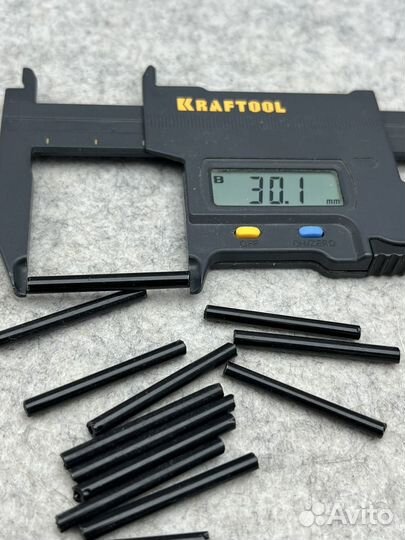 Винтажные стеклянные чешские трубочки