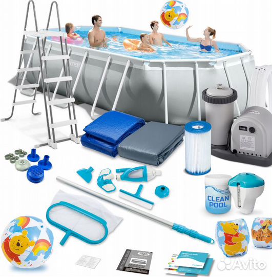 Бассейн каркасный / бассейн intex