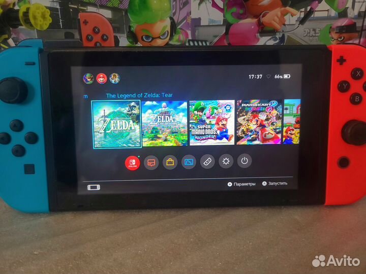 Nintendo Switch+30 игр+геймпад
