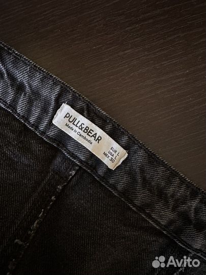Джинсовая юбка pull bear
