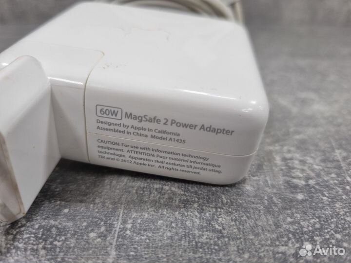 Зарядное устройство apple MagSafe 2 60w