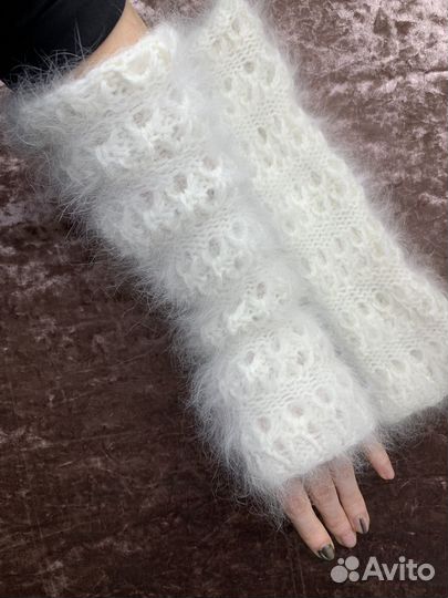 Митенки из ангоры Compagnia Italiana