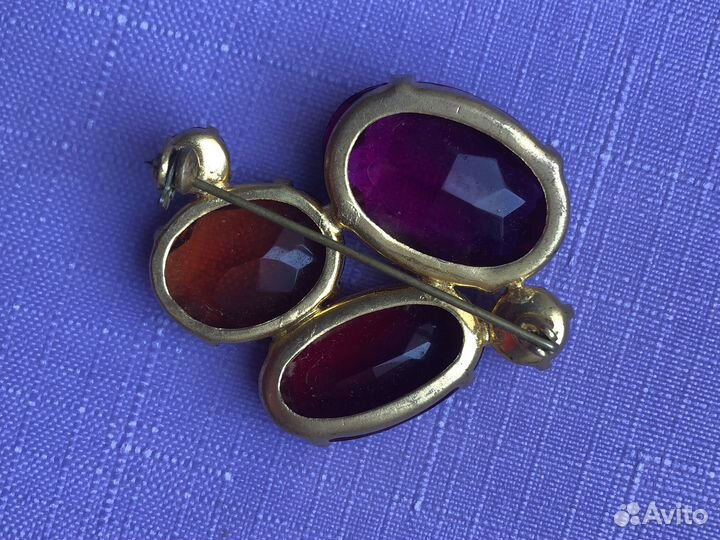 Брошь винтаж Чехословакия