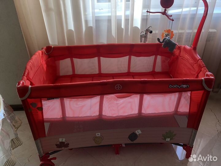 Манеж кровать babyton