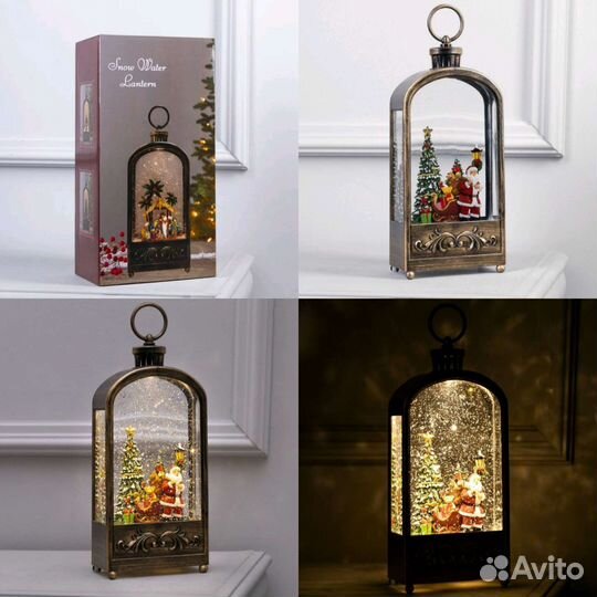 Новогодний фонарь-светильник