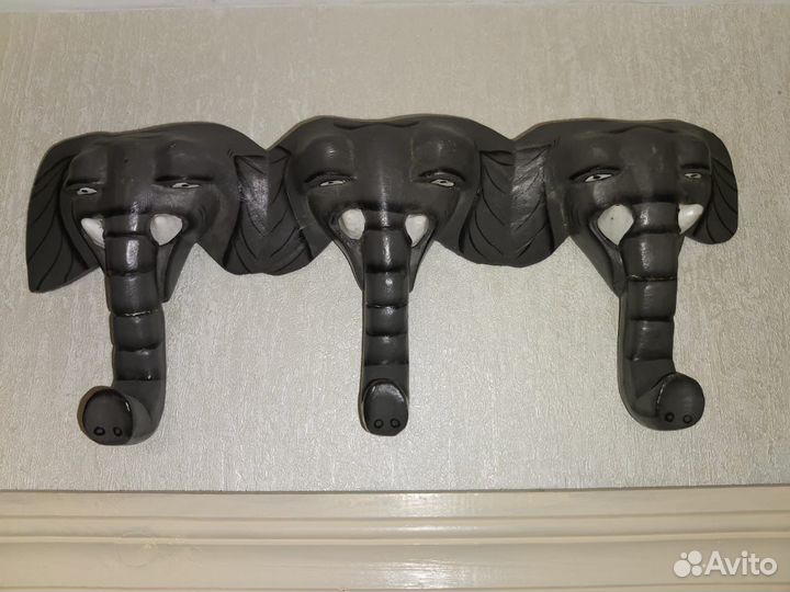 Статуэтка Слоны на стену