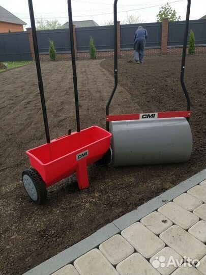 Сеялка ручная и каток