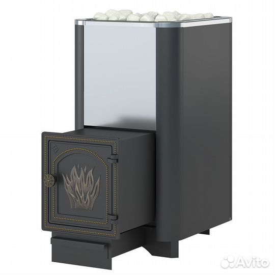 Печь везувий Сенсация 28 Антрацит (дт-4)