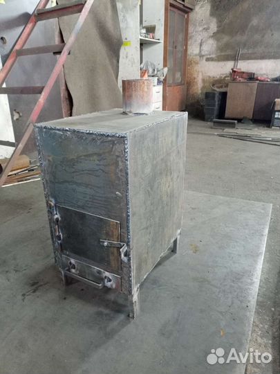 Печь буржуйка пиролизная