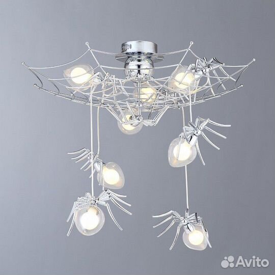 Люстра пауки детская