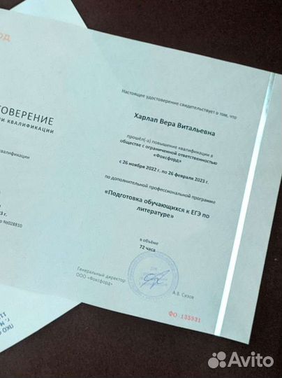 Репетитор по русскому языку и литературе