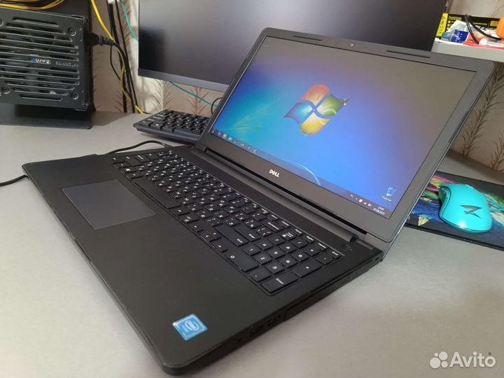 Dell: 15.6, intel N3060, Intel Hd, 4gb, новый ssd