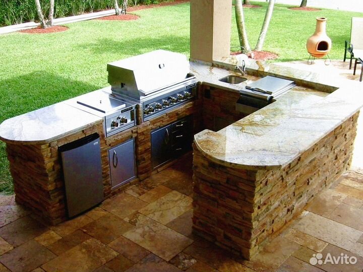 Барбекю комплекс печь гриль мангал