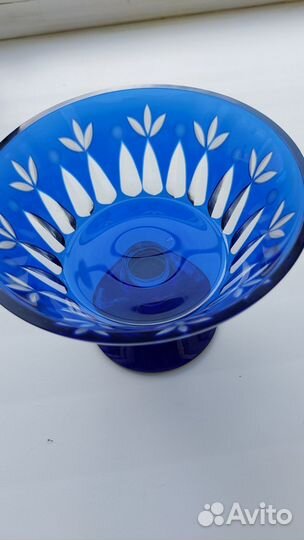 Конфетница СССР синяя