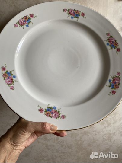 Блюдо Дулево, большое, 35 см, 1 сорт