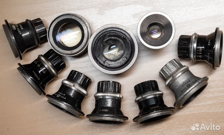 Объективы 10 шт одним лотом