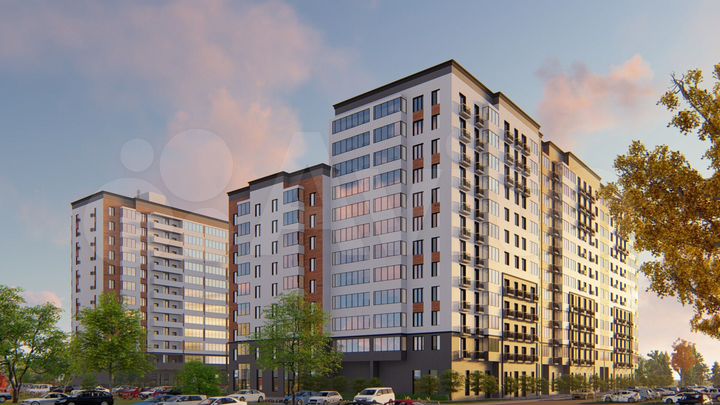 2-к. квартира, 49,2 м², 8/12 эт.