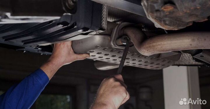 Ремонт выхлопа Subaru Forester 2002-2005