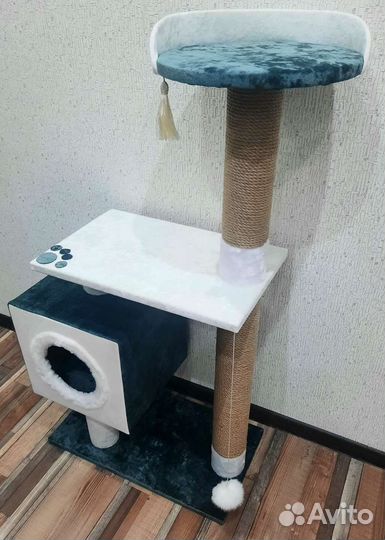 Домик для кошки с когтеточкой