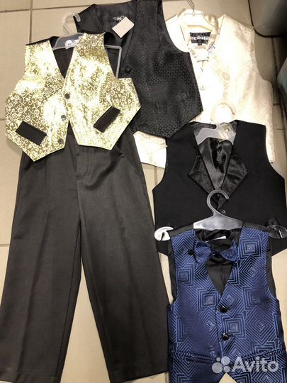 Жилетки, брюки, рубашки