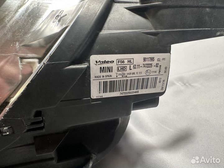 Фара правая левая Mini Kuper Full Led