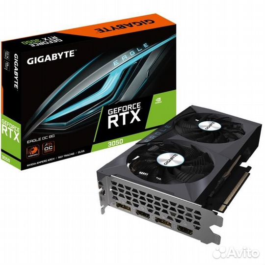 Видеокарта gigabyte GeForce RTX 3050 eagle OC