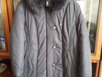 Зимняя теплая женская куртка,цвет сливовый 64 раз