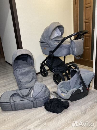 Детская коляска 3в1 Adamex Corsa Ray