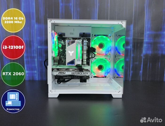 Игровой пк i3-RTX2060-16DDR4-LCH9504867132-H610