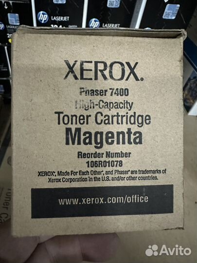 Тонер-картридж Xerox Toner Cartridge Phaser 7400