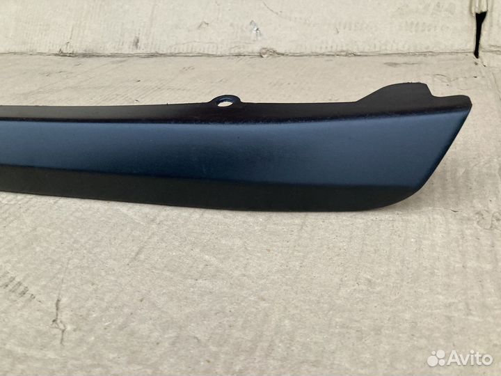 Накладка заднего бампера Highlander III 2013-2016