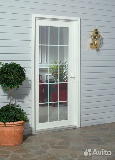 Пластиковые двери входные viva, KBE