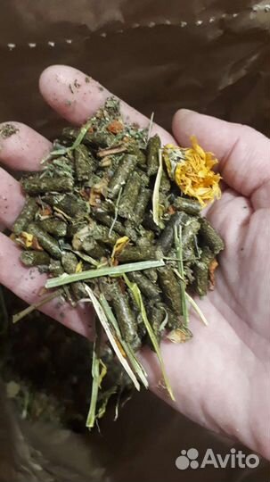 Корма для морских свинок, дек. кроликов