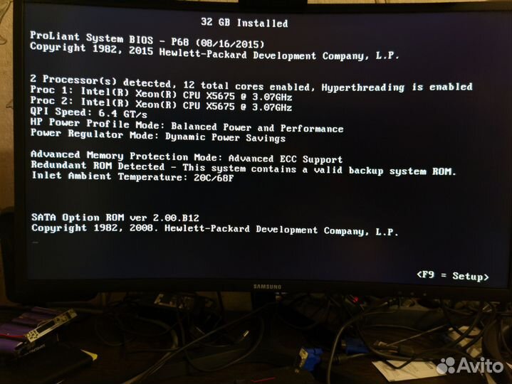 Сервер HP Proliant DL360 G7
