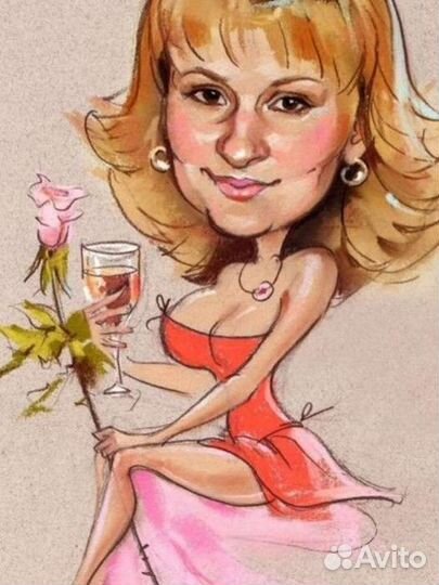 Шарж, художник