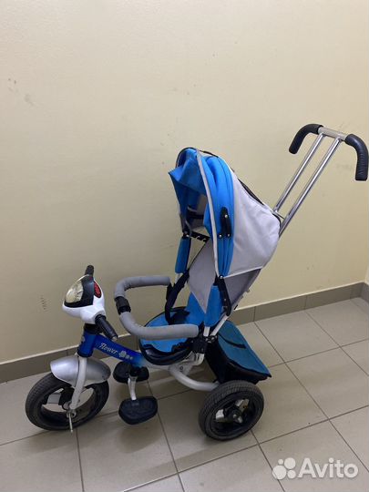 Детский велосипед коляска с ручкой