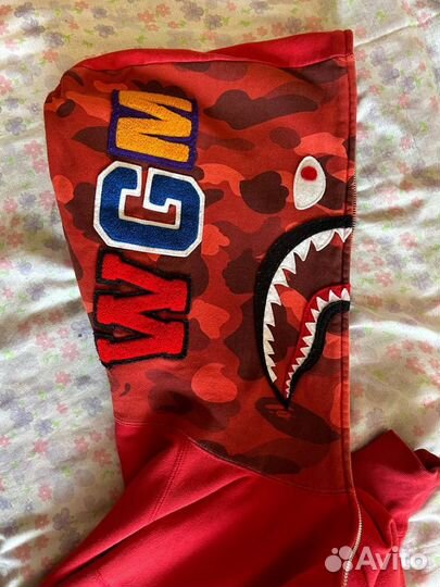 Zip hoodie bape shark full zip