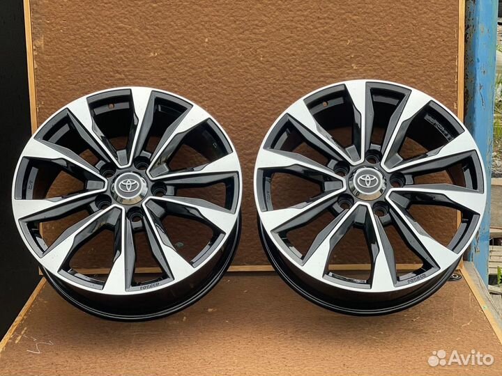 Диски для Toyota Lexus R21 черные с полировкой