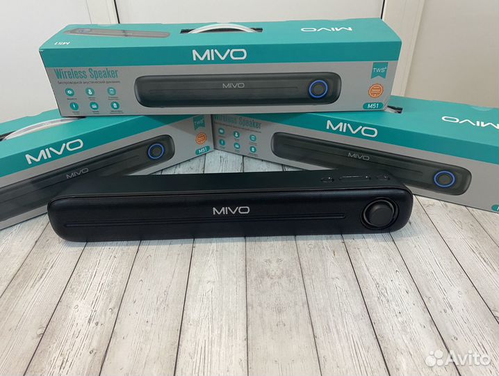 Саундбар - Портативная колонка Mivo Black, new