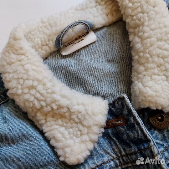 Джинсовая куртка для девочки 110