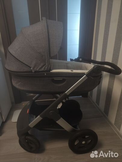 Коляска stokke trailz 2 в 1 + зимний кит stokke