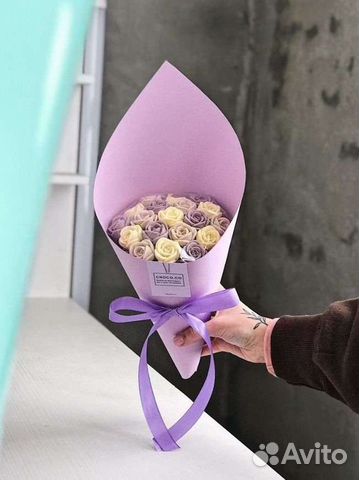 Шоколадные розы, съедобный букет