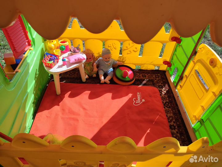 Детский игровой домик уличный пластиковый