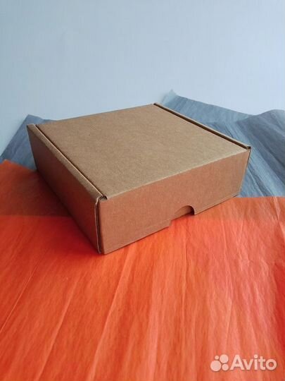 Коробка из микрогофры 12*12*4 см