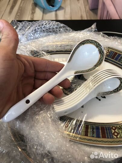 Набор дизайнерской посуды, тарелки