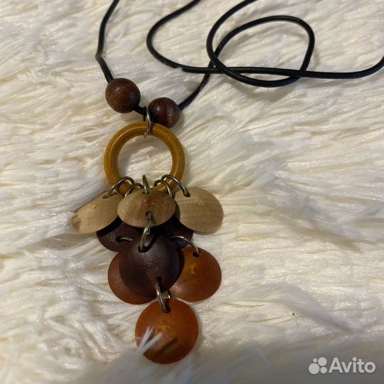 Серьги из дерева