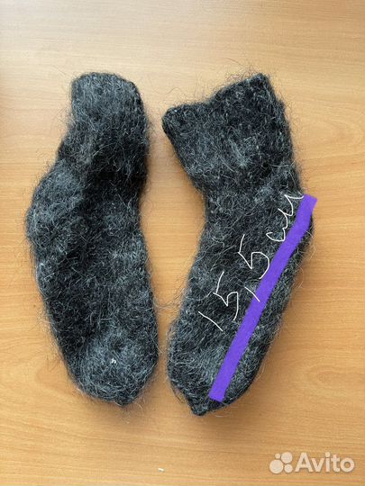 Носки вязаные детские теплые