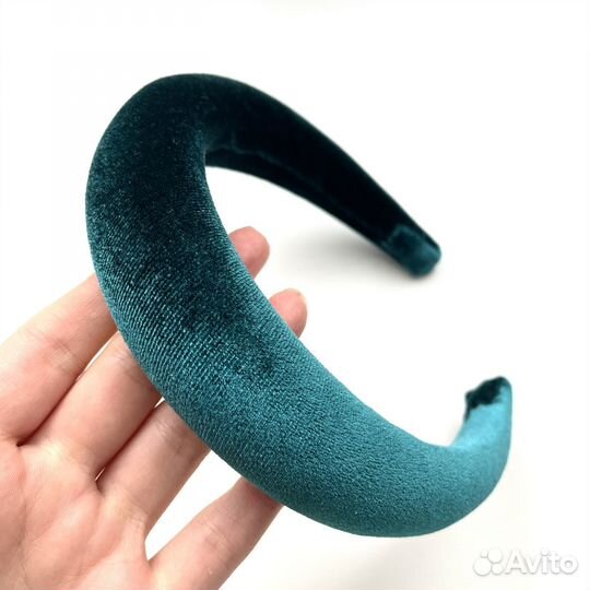 Ободок обруч бархатный