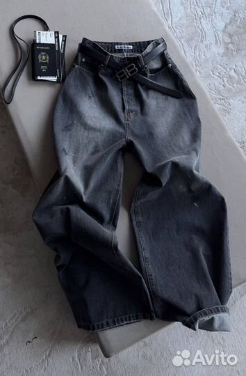 Джинсы широкие баги