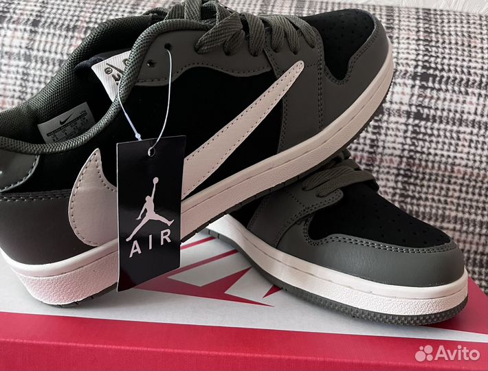 Кроссовки nike air jordan 1 low travis scott